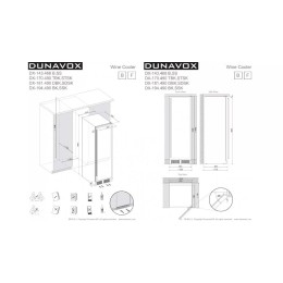 Винный шкаф Dunavox DX-143.468SS