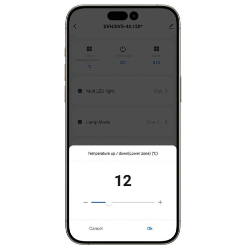 Встраиваемый винный шкаф Dunavox DVH-19.50SS.TO