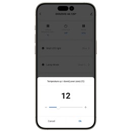 Встраиваемый винный шкаф Dunavox DVH-70.185DB.TO