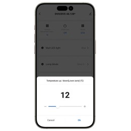Встраиваемый винный шкаф Dunavox DVN-19.50B.TO