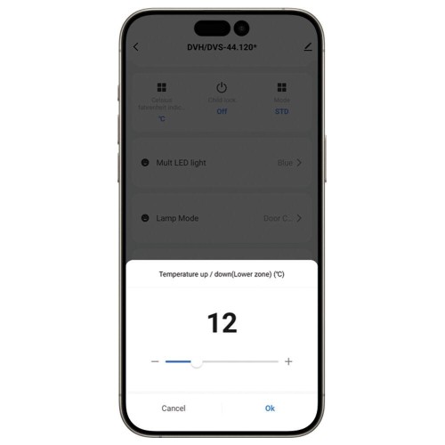 Встраиваемый винный шкаф Dunavox DVN-19.50B.TO