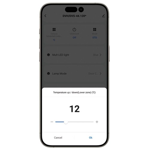 Встраиваемый винный шкаф Dunavox DVN-44.120DB.TO