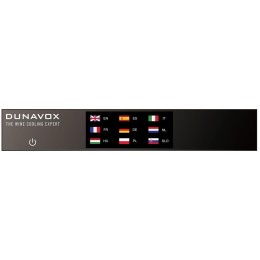 Встраиваемый винный шкаф Dunavox DVN-70.185DB.TO