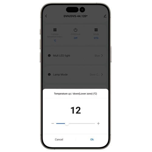 Встраиваемый винный шкаф Dunavox DVS-19.50SS