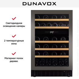 Винный шкаф Dunavox DAUF-38.100DSS.TO