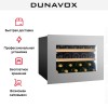 Встраиваемый винный шкаф Dunavox DVH-19.50SS.TO