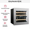 Встраиваемый винный шкаф Dunavox DVH-25.65DSS.TO