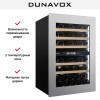 Встраиваемый винный шкаф Dunavox DVH-44.120DSS.TO