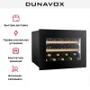 Встраиваемый винный шкаф Dunavox DVN-19.50B.TO