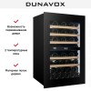 Встраиваемый винный шкаф Dunavox DVN-44.120DB.TO