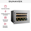 Встраиваемый винный шкаф Dunavox DVS-19.50SS