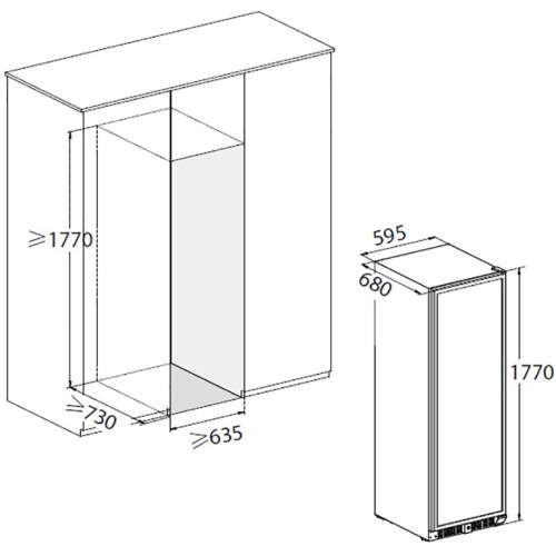 Винный шкаф Dunavox DX-166.428DBK