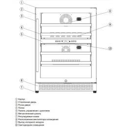 Встраиваемый винный шкаф Graude FWK 80.1