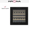 Встраиваемый винный шкаф Krona BADEN 60/30 BL