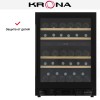 Встраиваемый винный шкаф Krona BADEN 82/46 BL