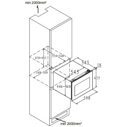 Встраиваемый винный шкаф Korting KFW 501 SL GN