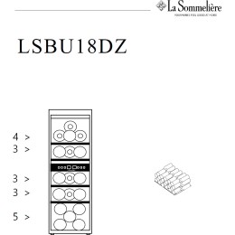 Винный шкаф La Sommeliere LSBU18DZ