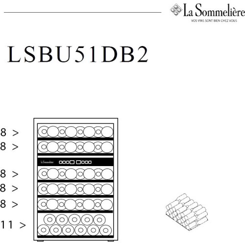 Винный шкаф La Sommeliere LSBU51DB2