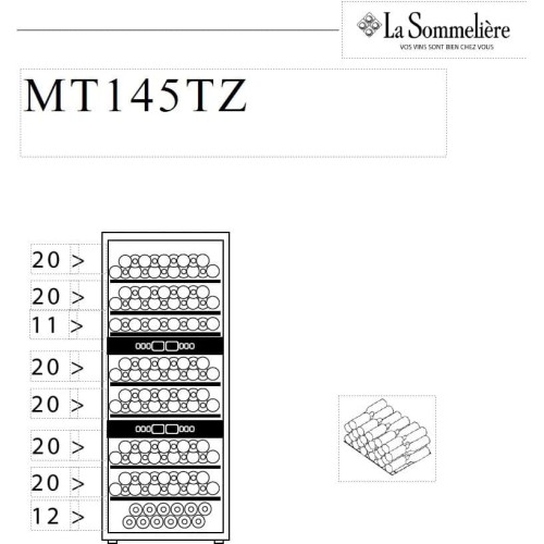 Винный шкаф La Sommeliere MT145TZ