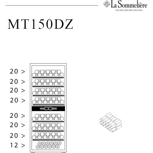 Винный шкаф La Sommeliere MT150DZ