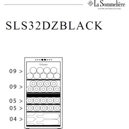 Винный шкаф La Sommeliere SLS32DZBLACK