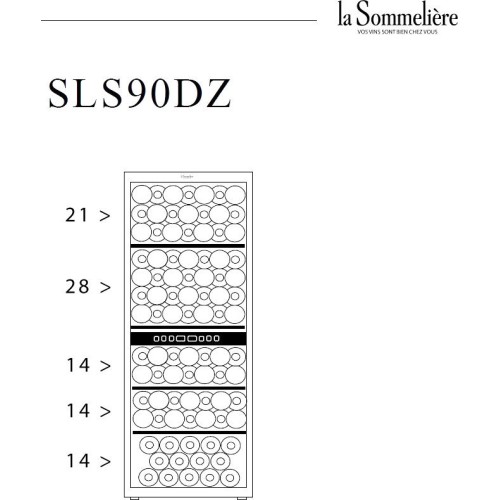 Винный шкаф La Sommeliere SLS90DZ