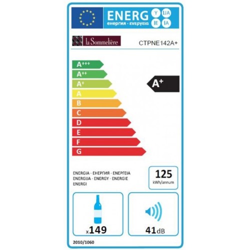 Винный шкаф La Sommeliere CTPNE142A+ ECO Cl. A+