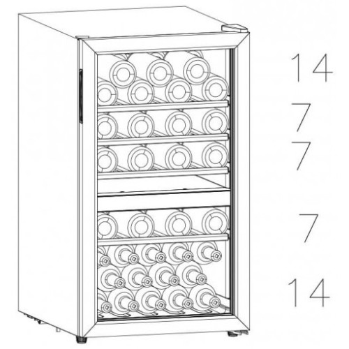 Винный шкаф La Sommeliere ECS50.2Z