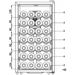 Винный шкаф La Sommeliere LS28KB