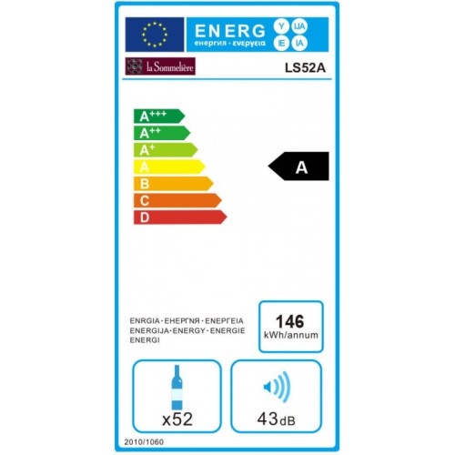 Винный шкаф La Sommeliere LS52A