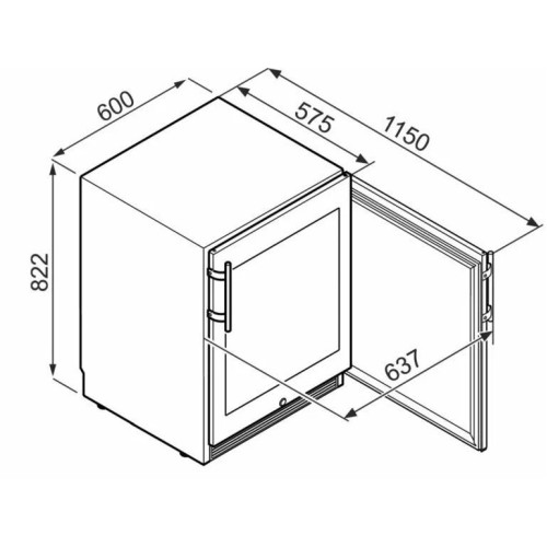 Винный шкаф Liebherr WTes 1672 Vinidor