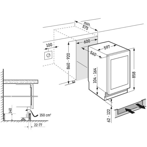 Встраиваемый винный шкаф Liebherr UWpri 3762 Vinidor Selection