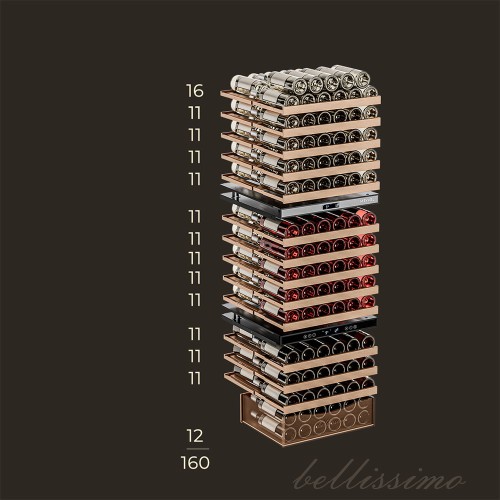 Встраиваемый винный шкаф Meyvel MV154PRO-KBT3