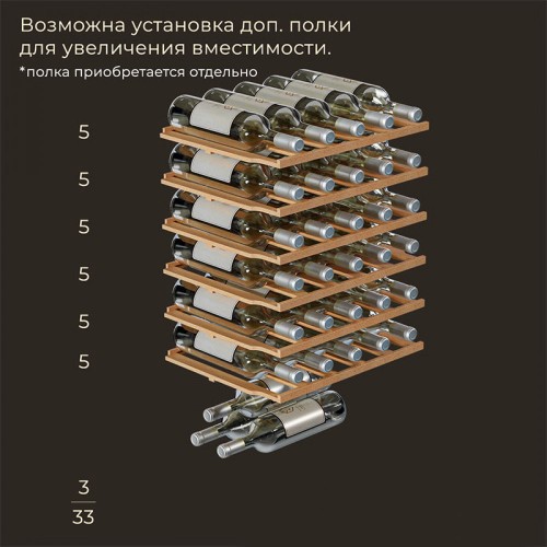 Винный шкаф Meyvel MV33-KBF1