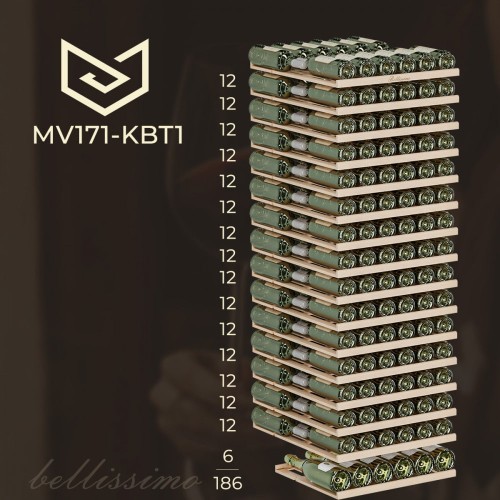 Встраиваемый винный шкаф Meyvel MV171-KBT1
