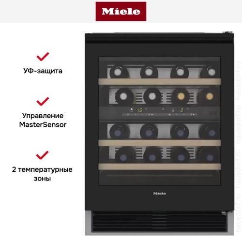 Встраиваемый винный шкаф Miele KWT 6321 UG OBSW