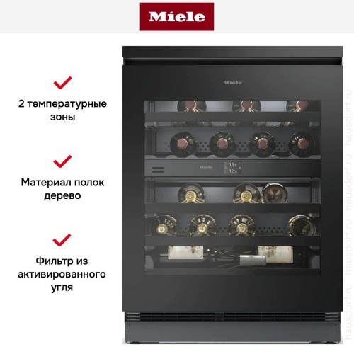 Встраиваемый винный шкаф Miele KWTUS 7074 F