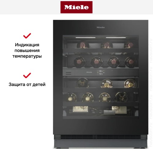 Встраиваемый винный шкаф Miele KWTUS 7096 E