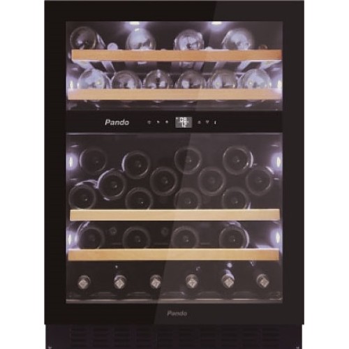 Встраиваемый винный шкаф Pando PVMBP 60-44CRR W