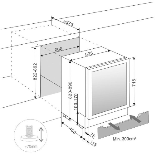 Винный шкаф Pando PBE 89-66