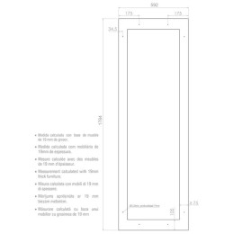 Встраиваемый винный шкаф Pando PVMA 178-112 PAR