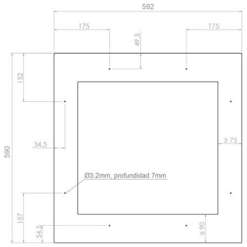 Встраиваемый винный шкаф Pando PVMA 60-25 PAL
