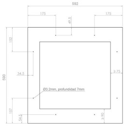 Встраиваемый винный шкаф Pando PVMA 60-25 PAR