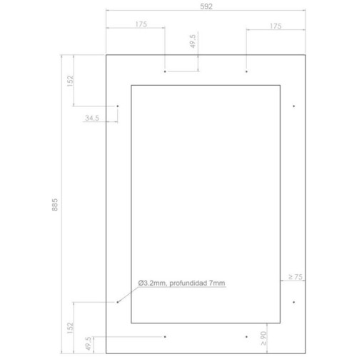 Встраиваемый винный шкаф Pando PVMA 88-49 PAR