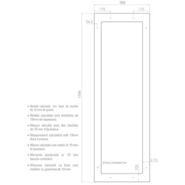 Встраиваемый винный шкаф Pando PVMAP 178-112 PAL