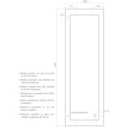 Встраиваемый винный шкаф Pando PVMAP 178-112 PAR