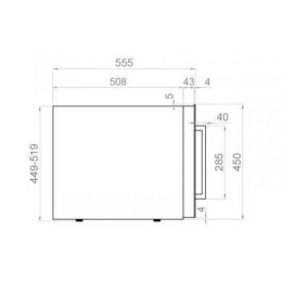 Встраиваемый винный шкаф Pando PVMAP 45-18 PAR