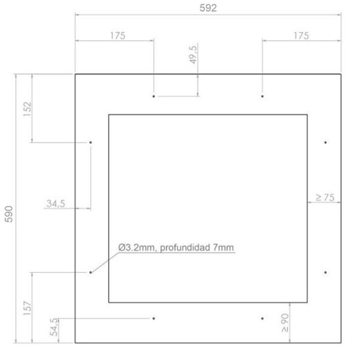 Встраиваемый винный шкаф Pando PVMAP 60-25 PAL
