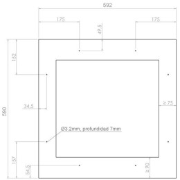Встраиваемый винный шкаф Pando PVMAP 60-25 PAR