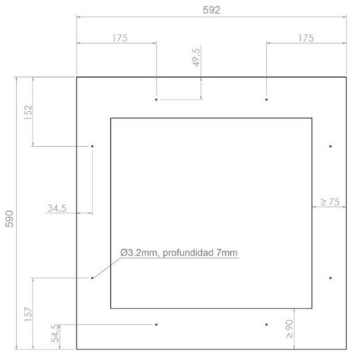Встраиваемый винный шкаф Pando PVMAP 60-25 PAR